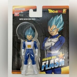 Bandai Dragon Ball Super Flash Super Saiyan Blue Vegeta 4” Action Figure - New!